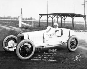 Tom (Tommy) Milton after his Indy 500 win in 1923