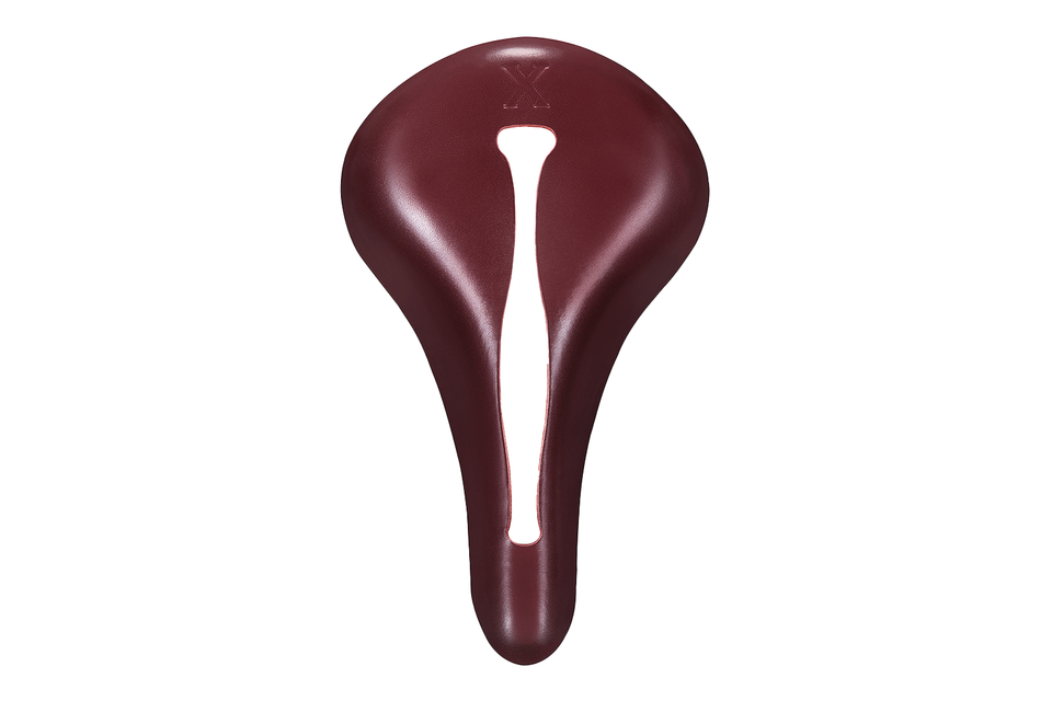 Replacement leather NewSkin for Selle Anatomica saddles in reddish brown Oxblood color
